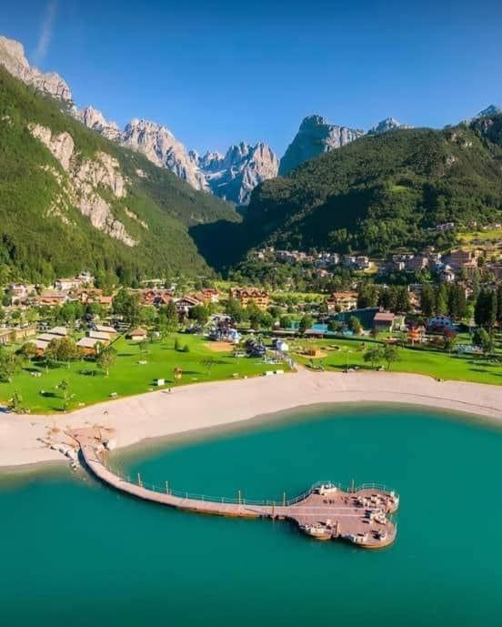 Dolomia Gioele Lägenhet Molveno Exteriör bild